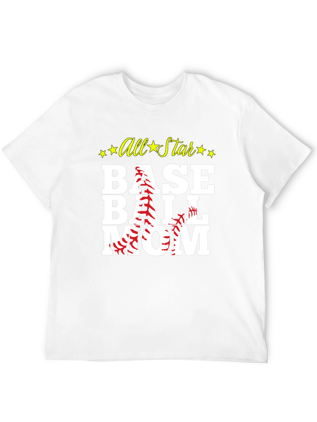 All Star Baseball Mom T-Shirt