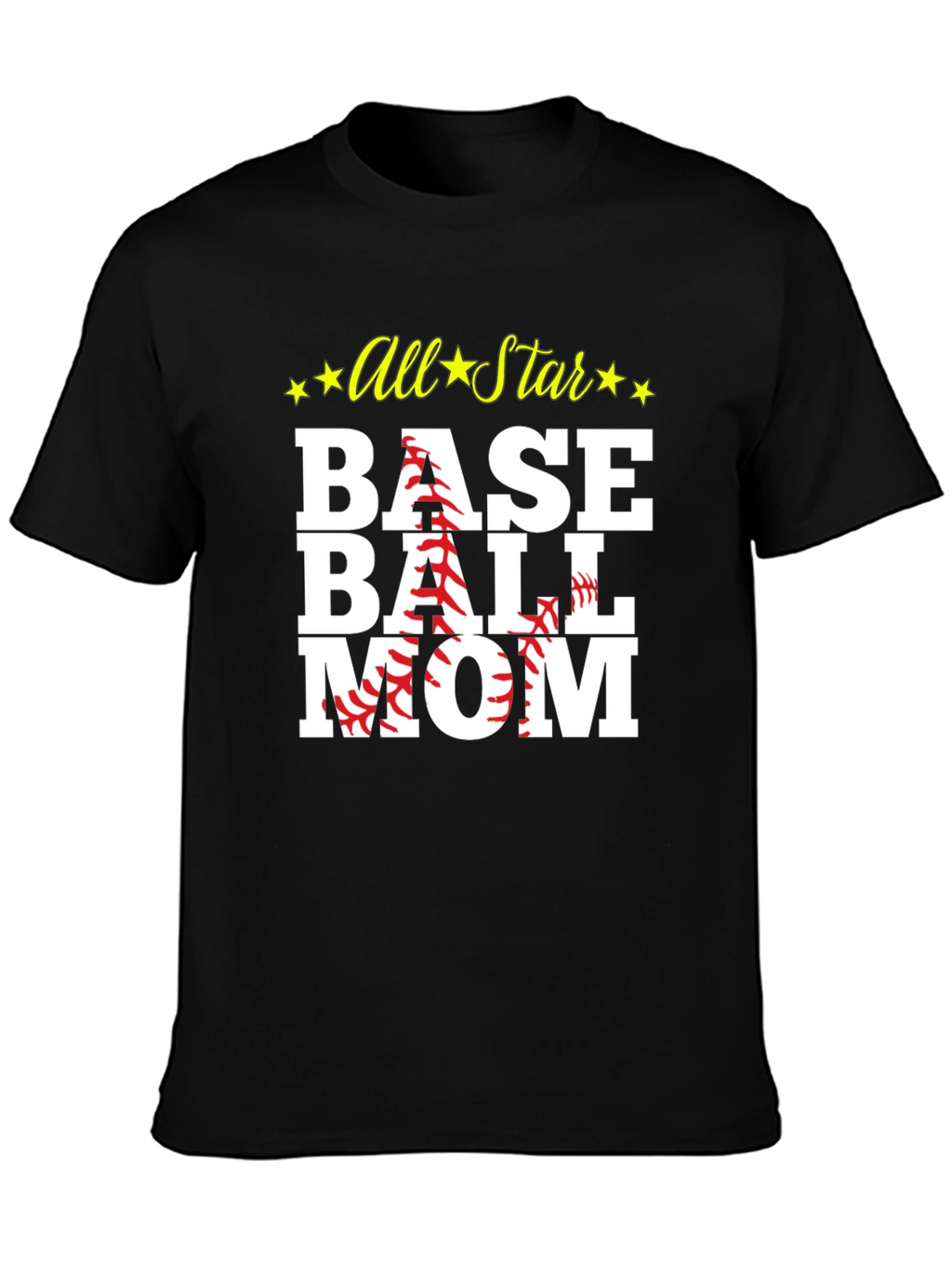 All Star Baseball Mom T-Shirt