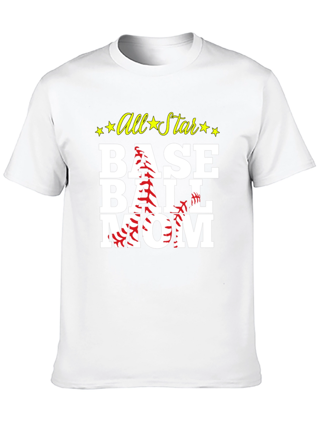 All Star Baseball Mom T-Shirt