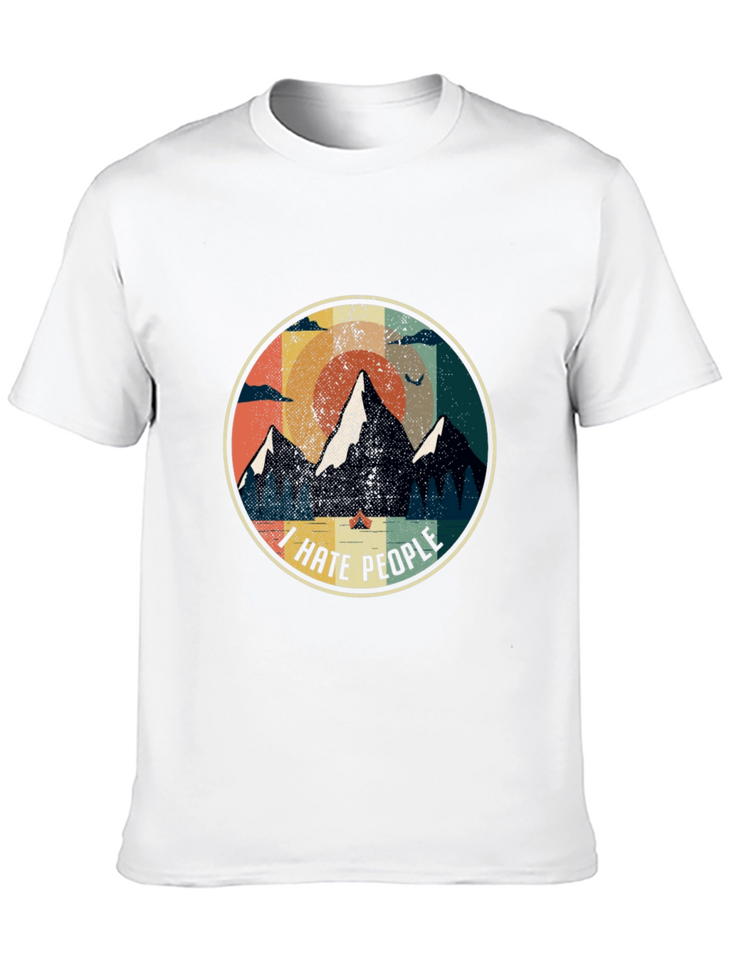 I Hate People Camping Graphic Tee