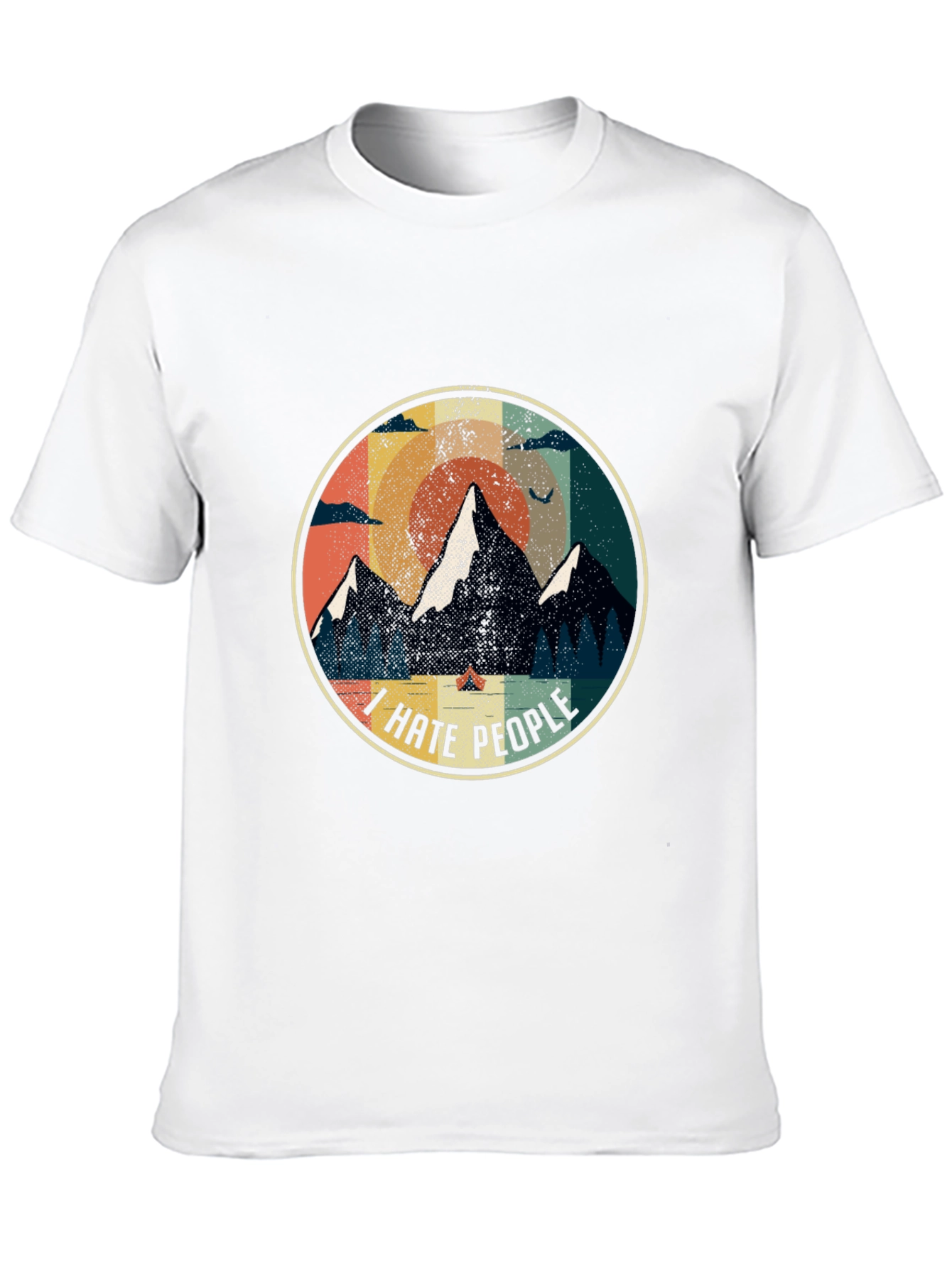 I Hate People Camping Graphic Tee