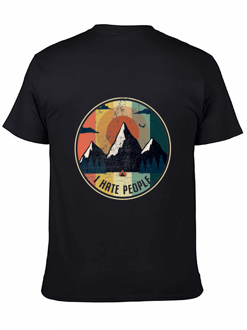 I Hate People Camping Graphic Tee