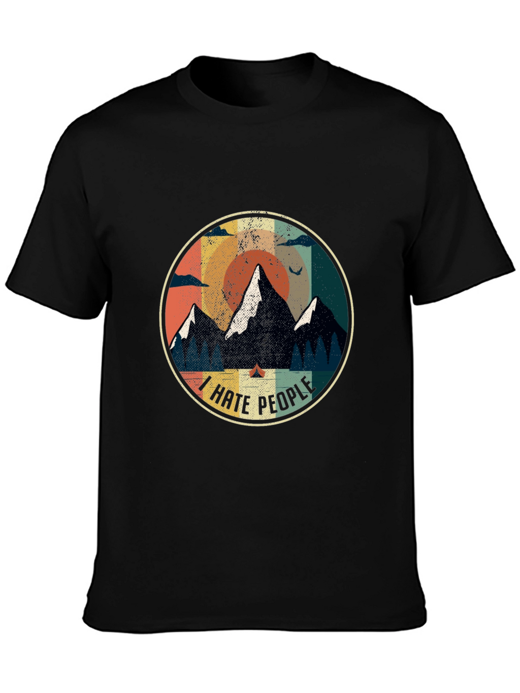 I Hate People Camping Graphic Tee