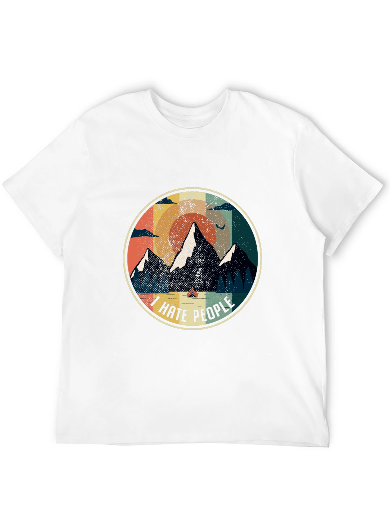 I Hate People Camping Graphic Tee