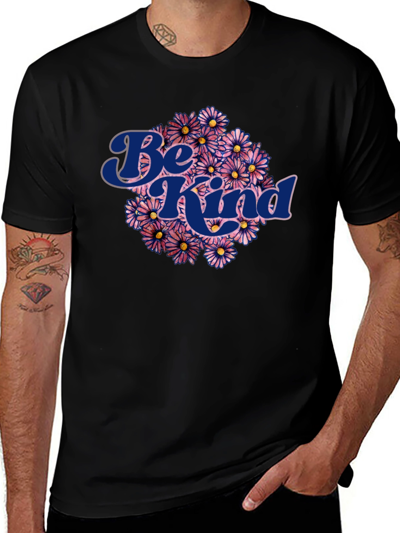 Be Kind Flower Graphic T-Shirt