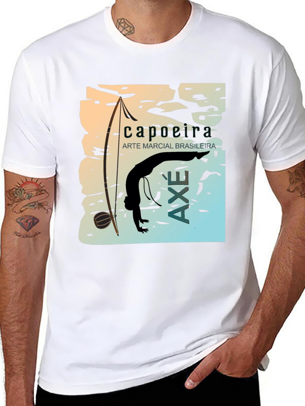Capoeira Martial Arts Graphic T-Shirt