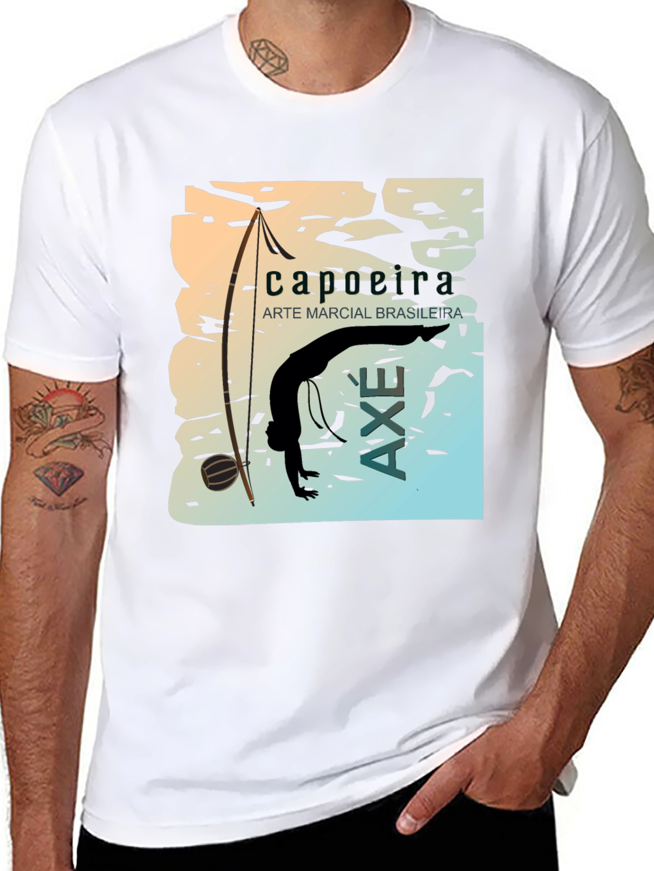 Capoeira Martial Arts Graphic T-Shirt