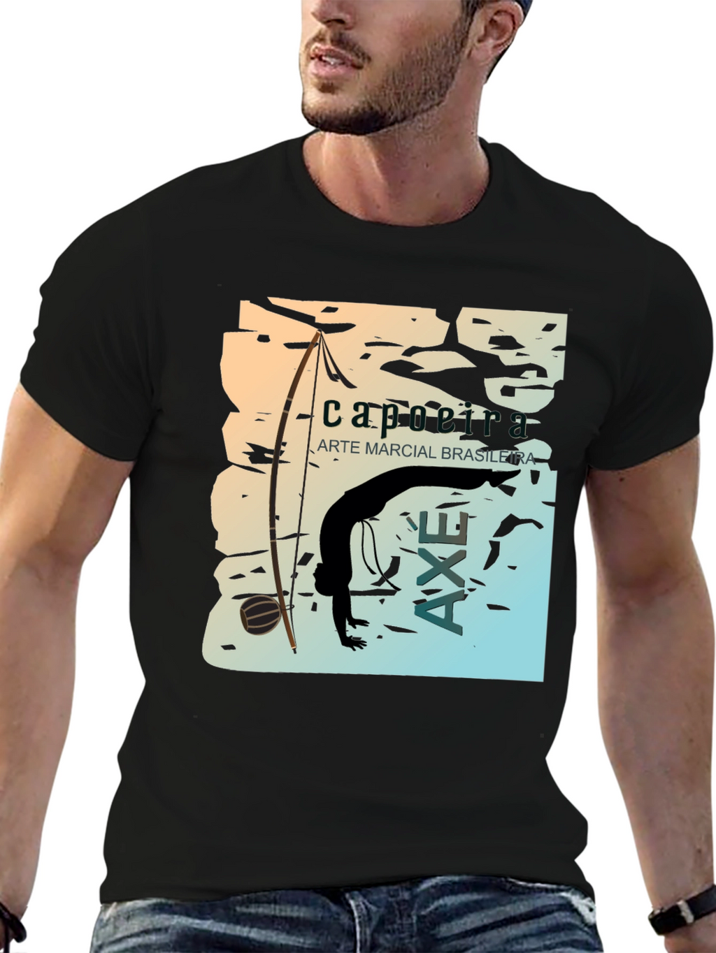Capoeira Martial Arts Graphic T-Shirt