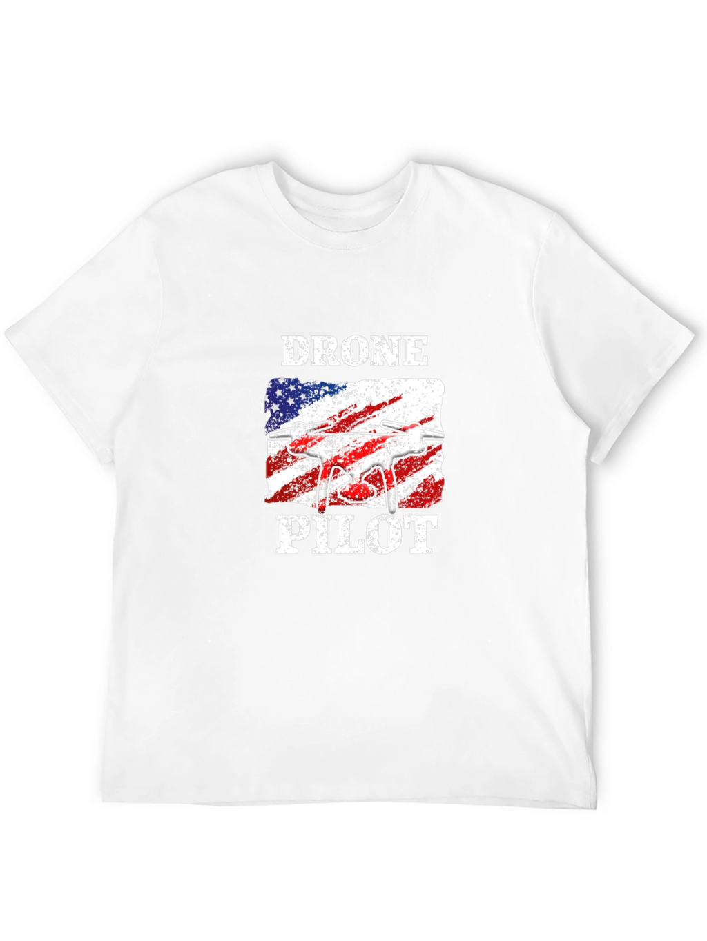 Drone Pilot American Flag T-Shirt
