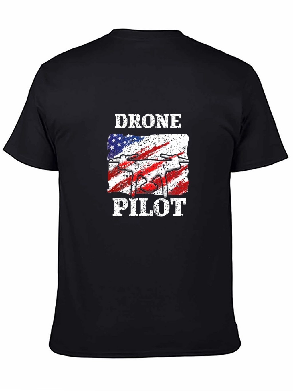 Drone Pilot American Flag T-Shirt