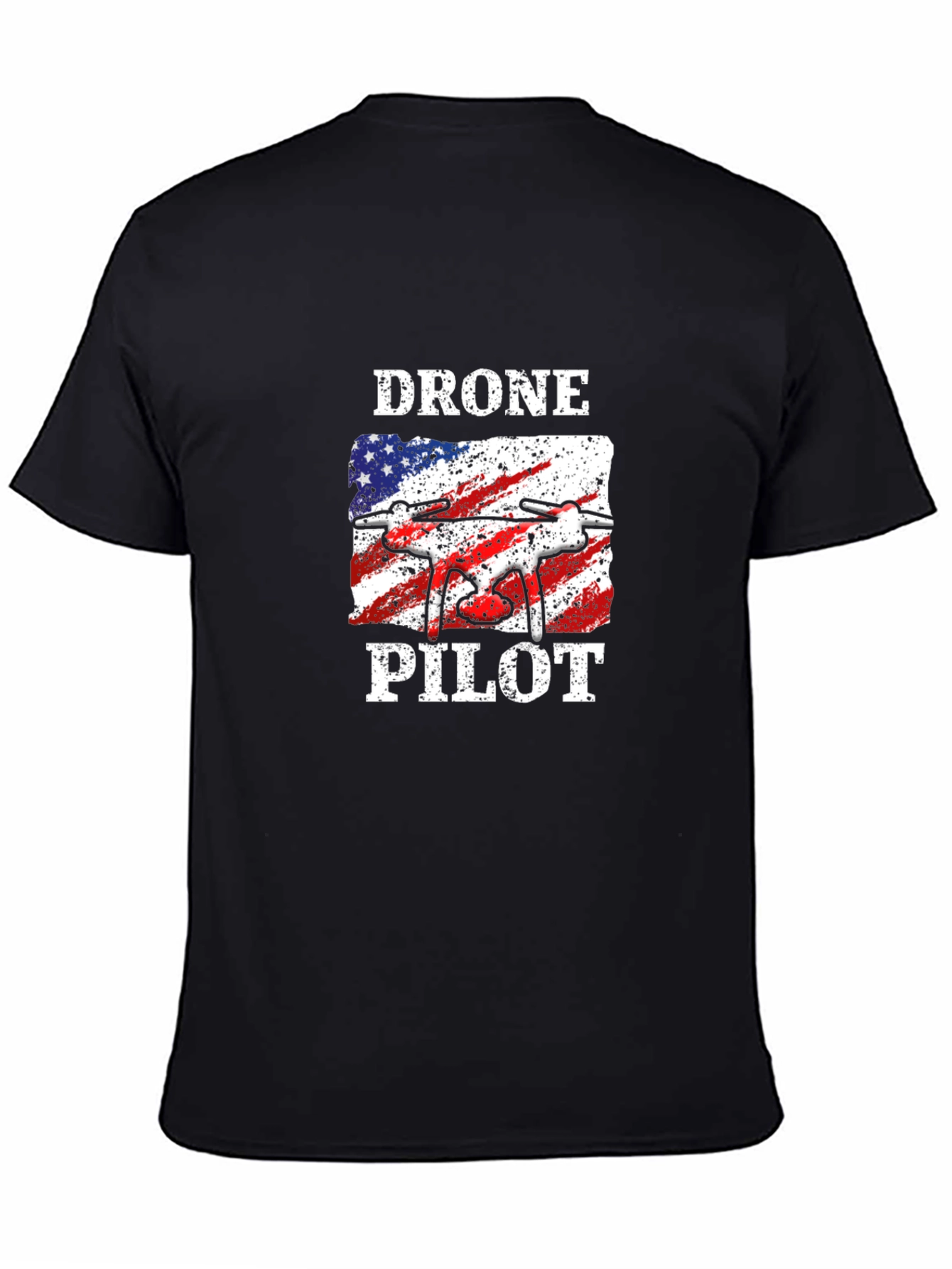 Drone Pilot American Flag T-Shirt