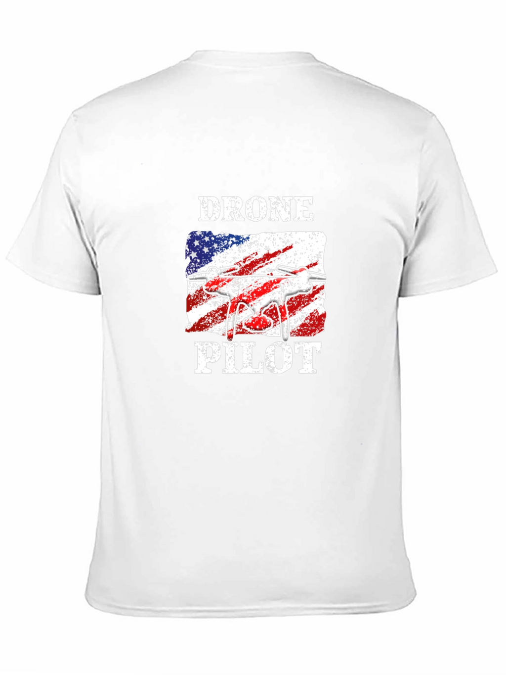 Drone Pilot American Flag T-Shirt