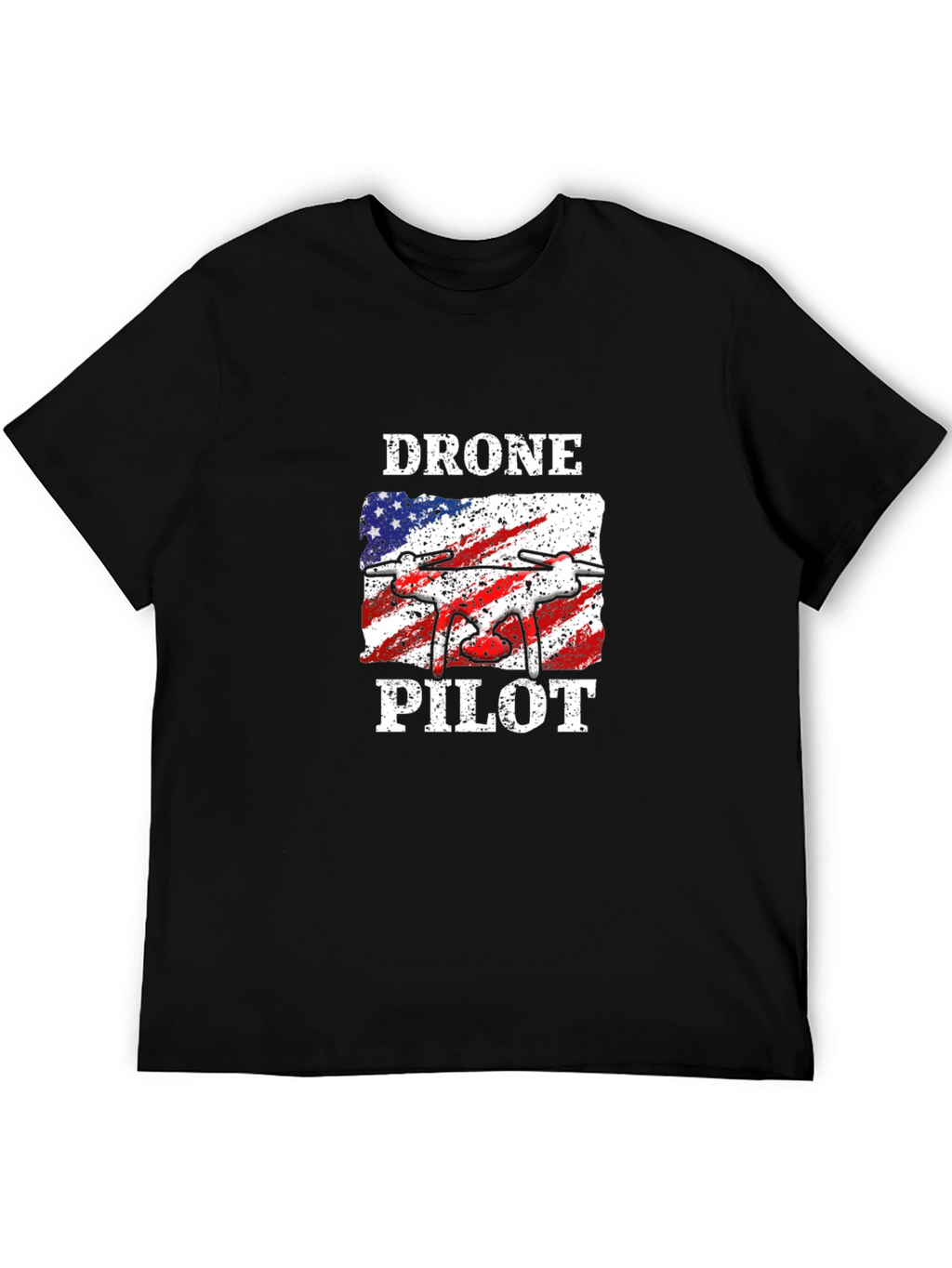 Drone Pilot American Flag T-Shirt