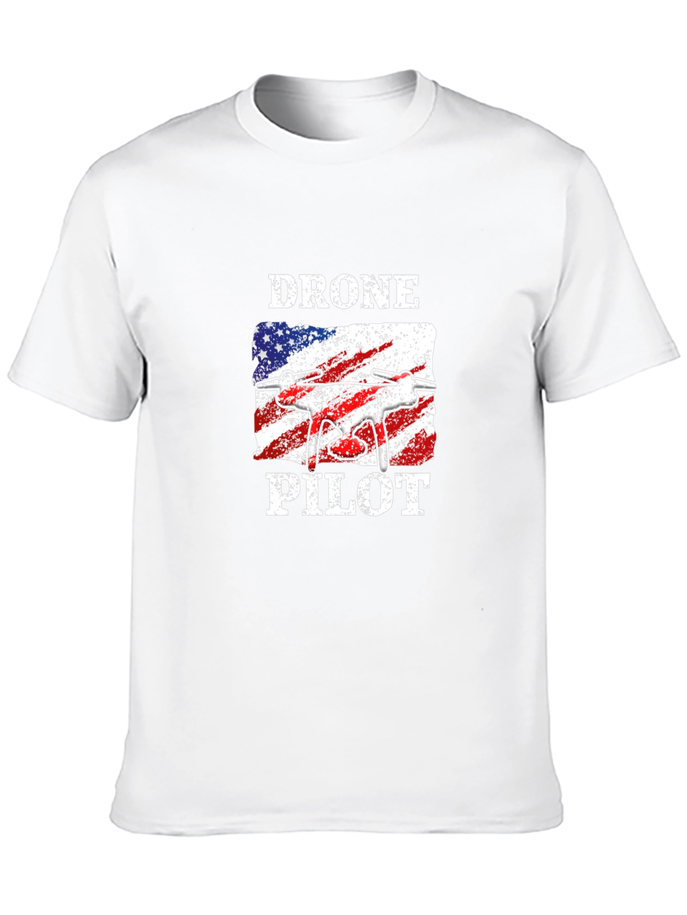Drone Pilot American Flag T-Shirt