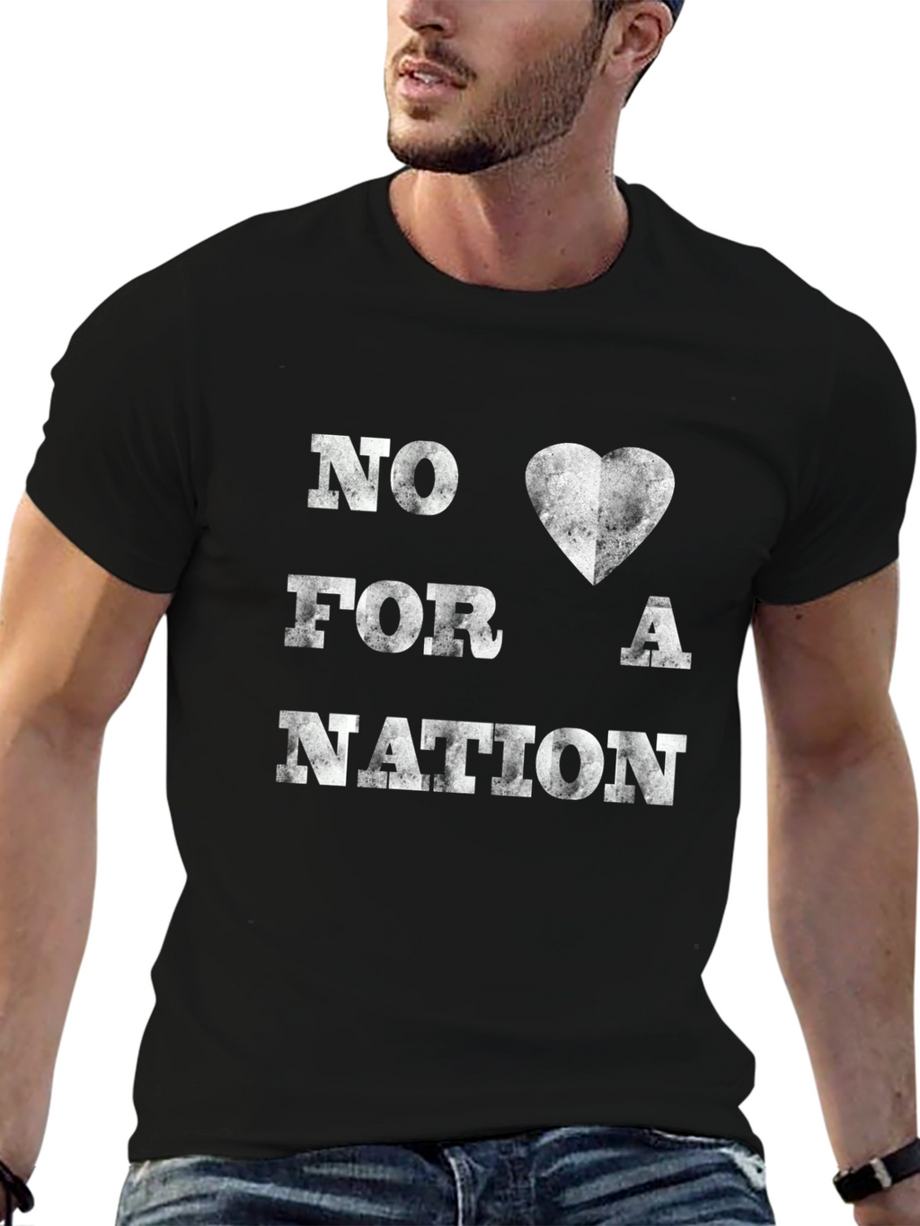 No Love For A Nation Graphic T-Shirt