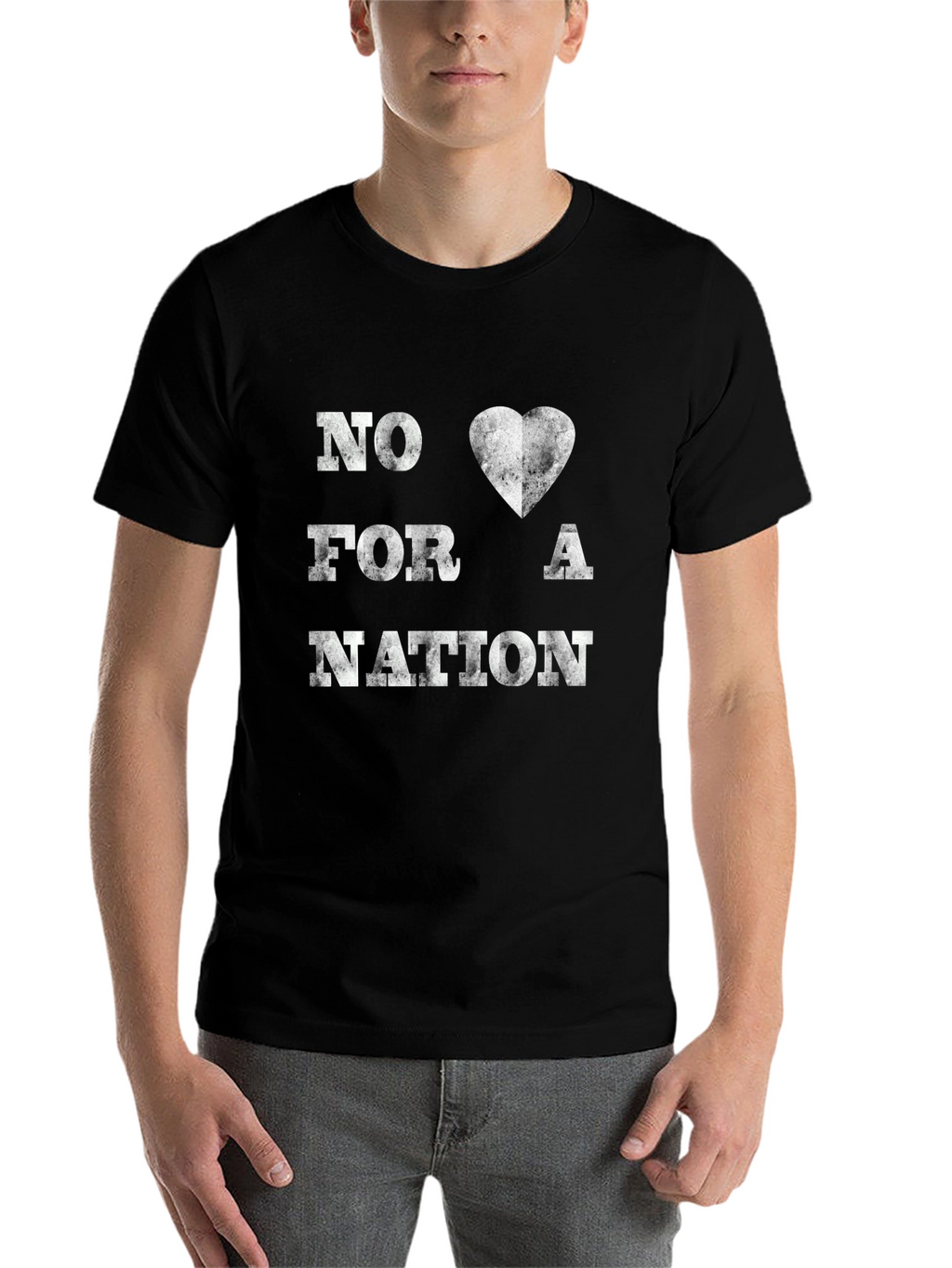 No Love For A Nation Graphic T-Shirt
