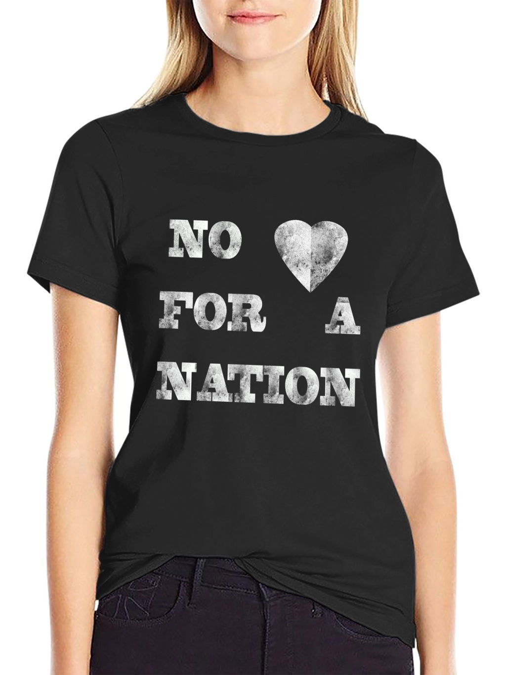 No Love For A Nation Graphic T-Shirt