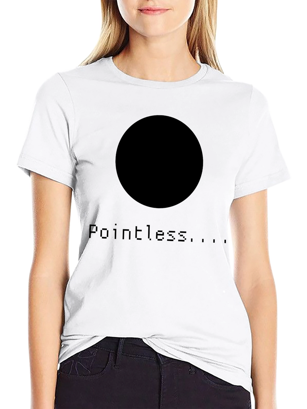 Pointless Graphic Black T-Shirt