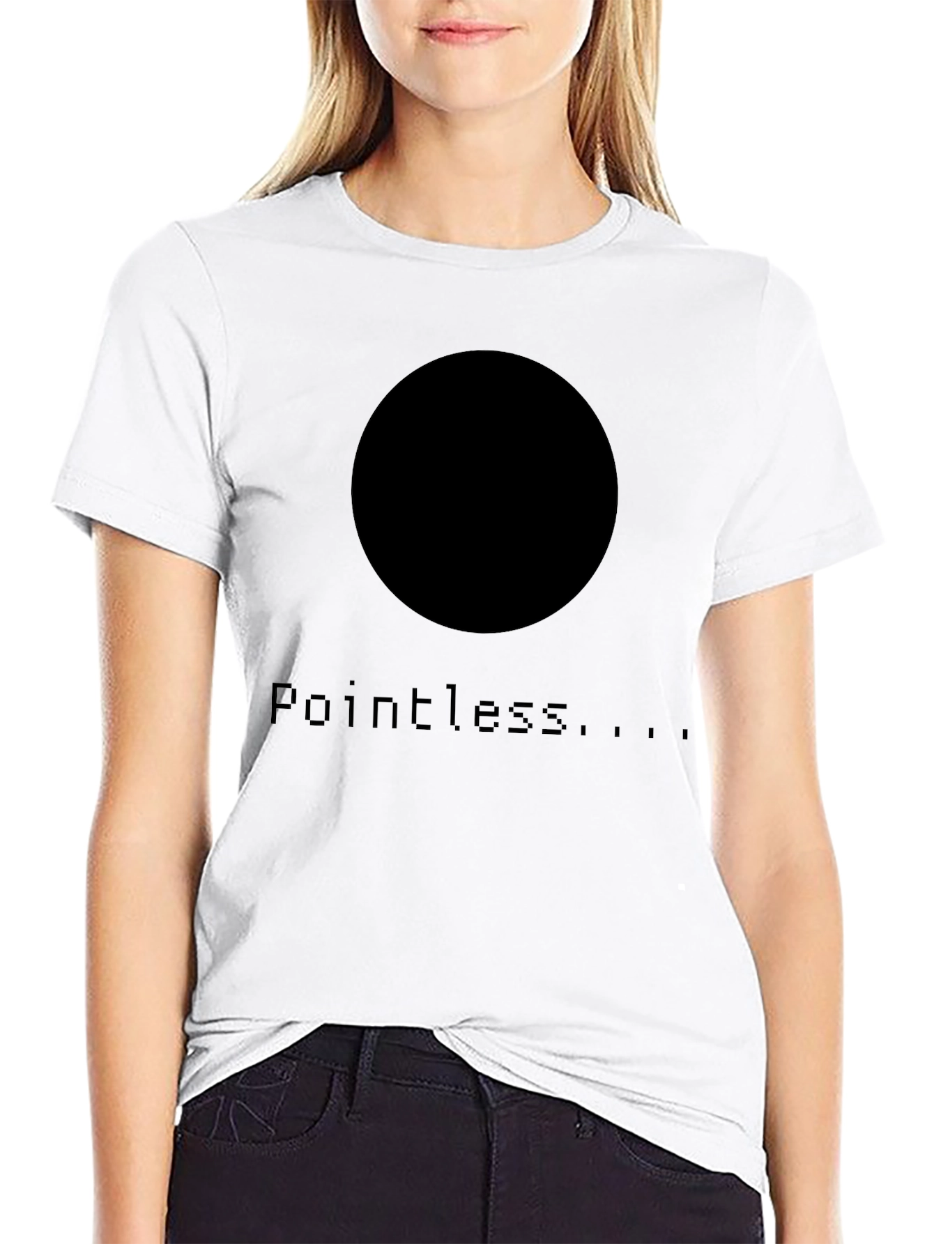 Pointless Graphic Black T-Shirt
