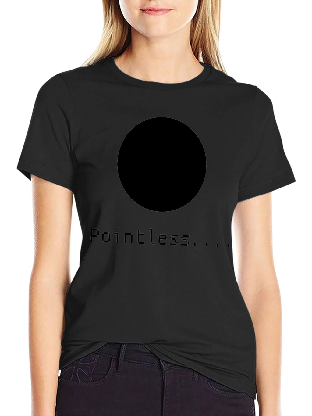 Pointless Graphic Black T-Shirt