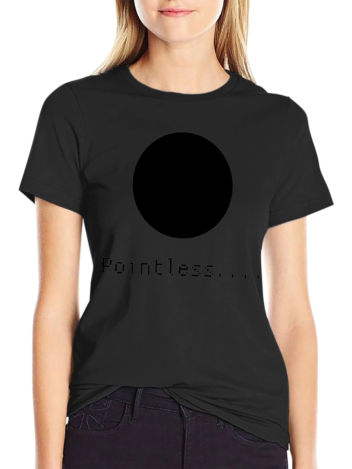 Pointless Graphic Black T-Shirt