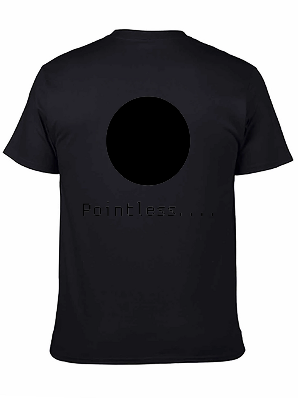 Pointless Graphic Black T-Shirt