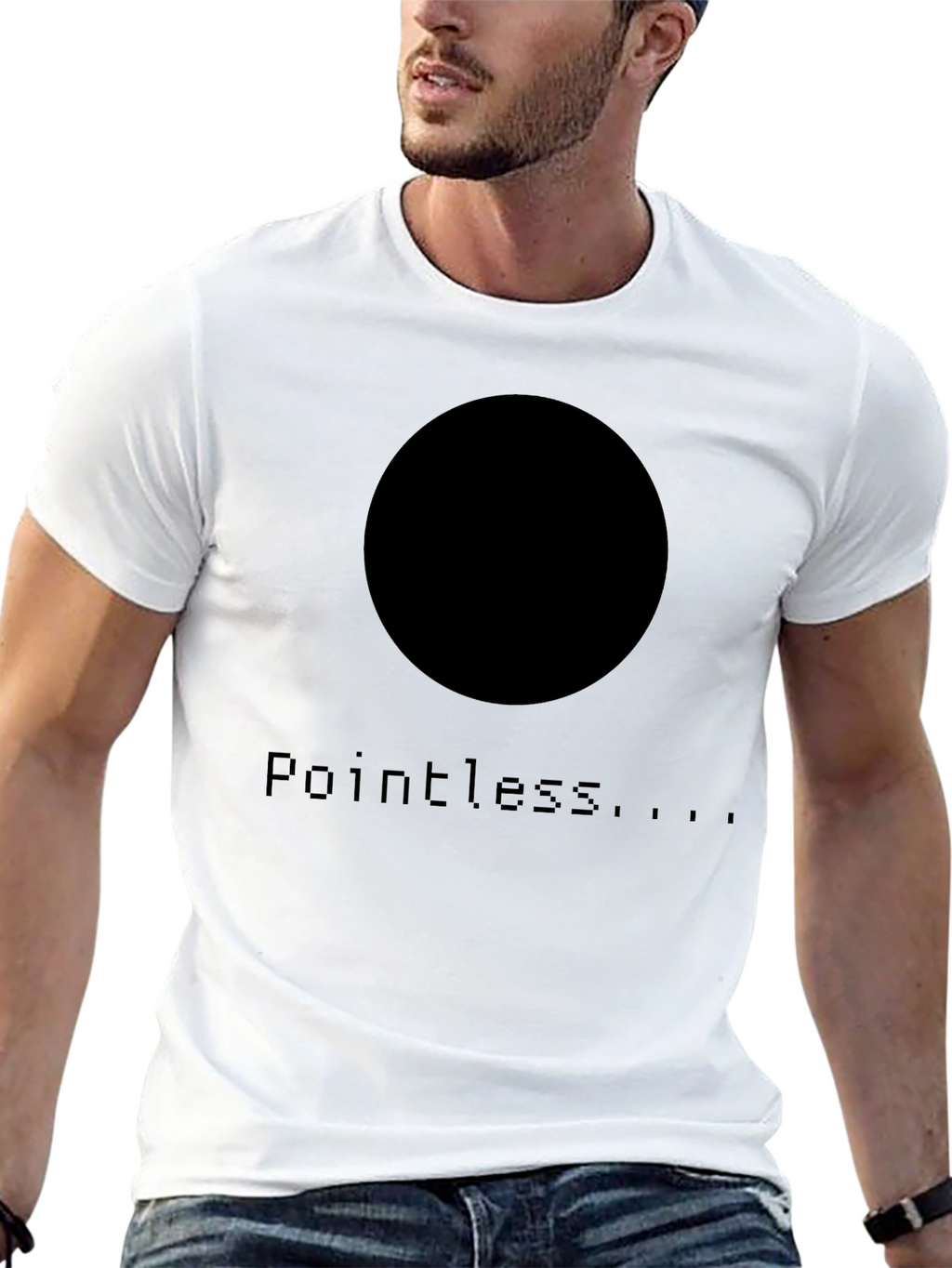 Pointless Graphic Black T-Shirt