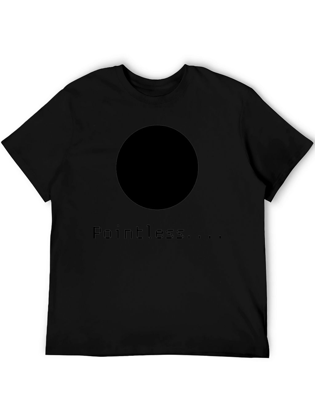 Pointless Graphic Black T-Shirt