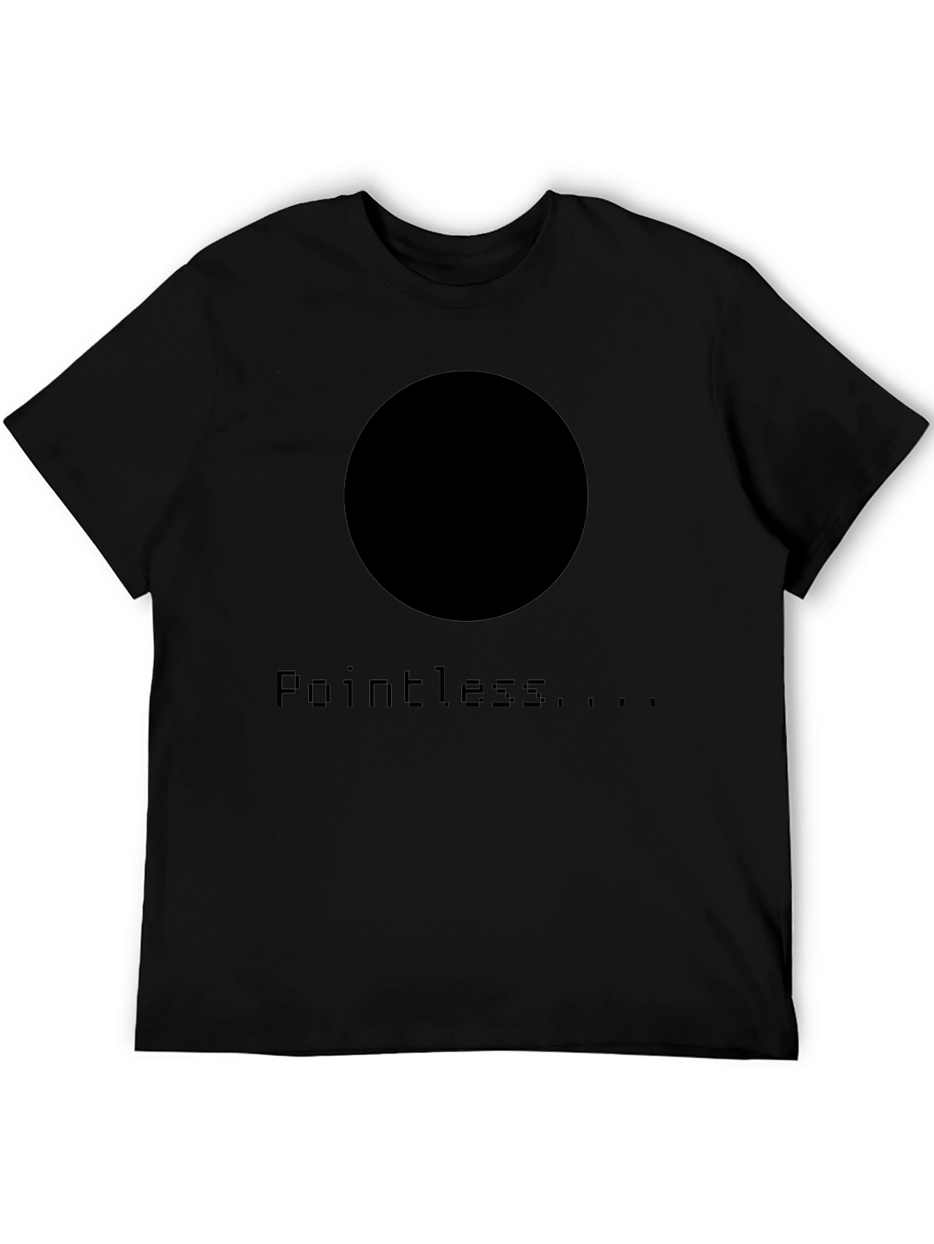 Pointless Graphic Black T-Shirt