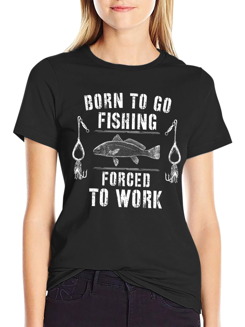 Born to Go Fishing Mens Tee