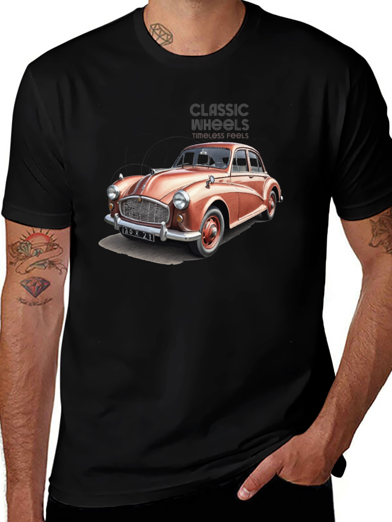 Classic Car Graphic Tee - Timeless Style