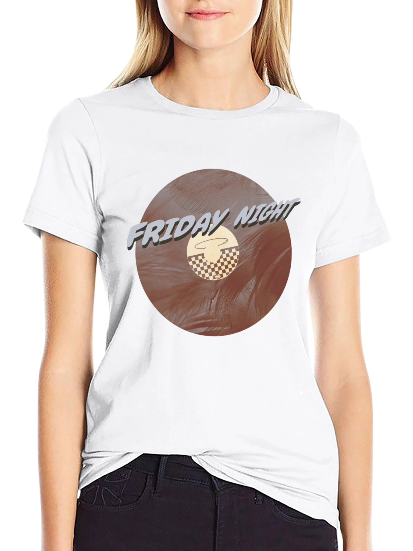 Friday Night Graphic Tee - Black T-Shirt