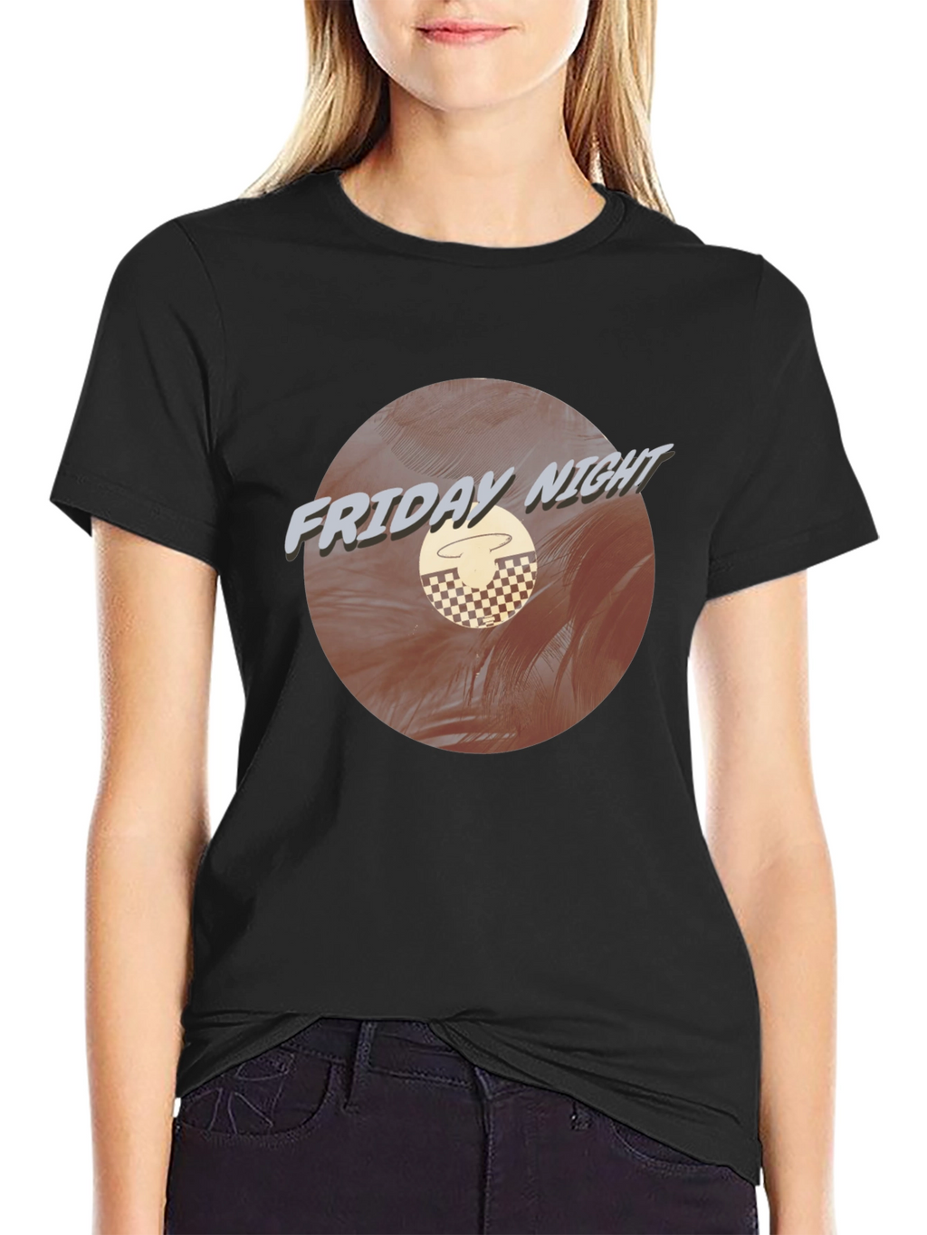 Friday Night Graphic Tee - Black T-Shirt
