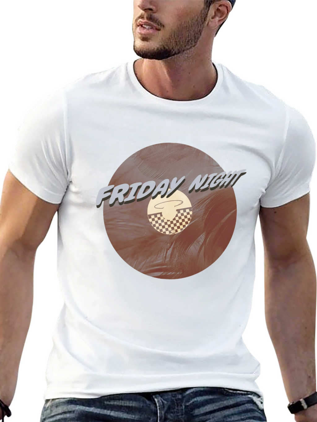 Friday Night Graphic Tee - Black T-Shirt
