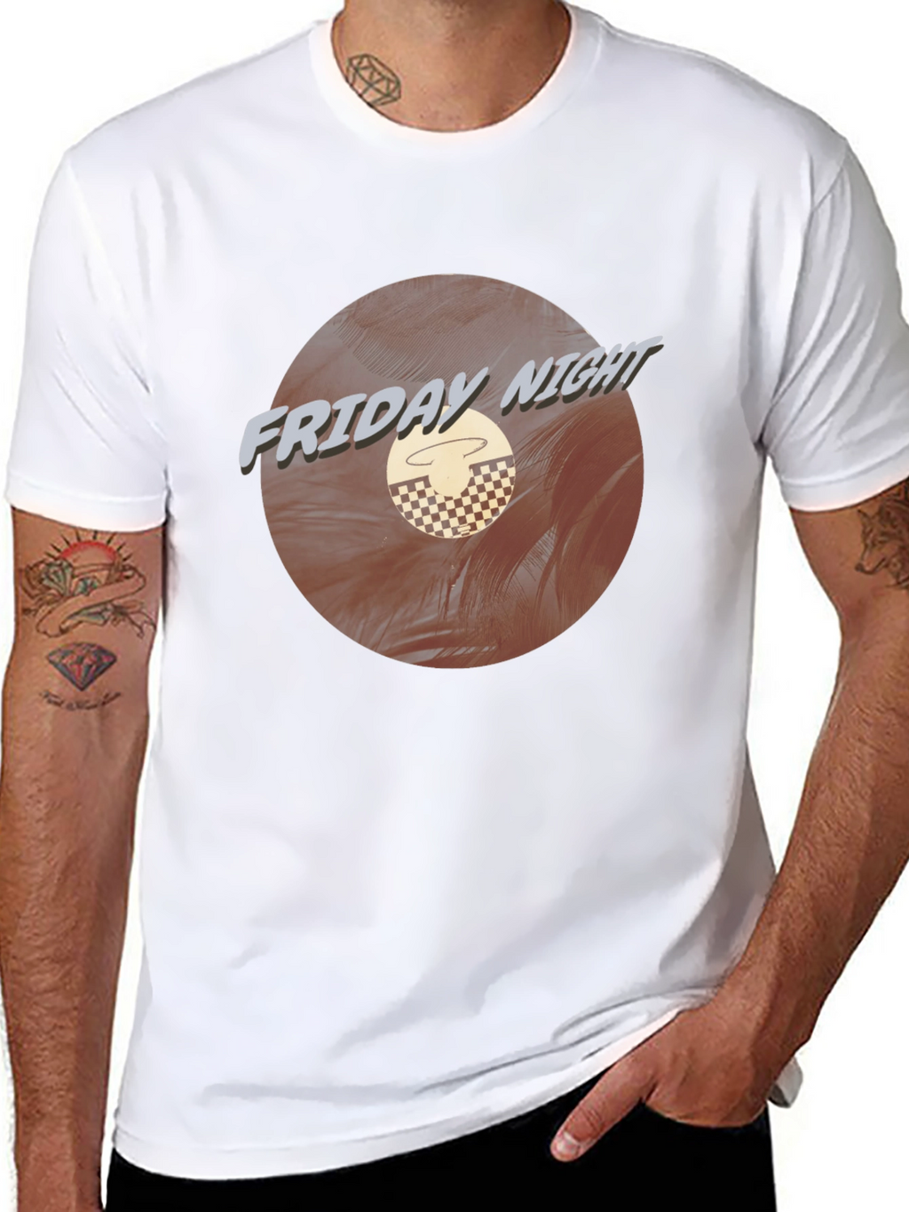 Friday Night Graphic Tee - Black T-Shirt