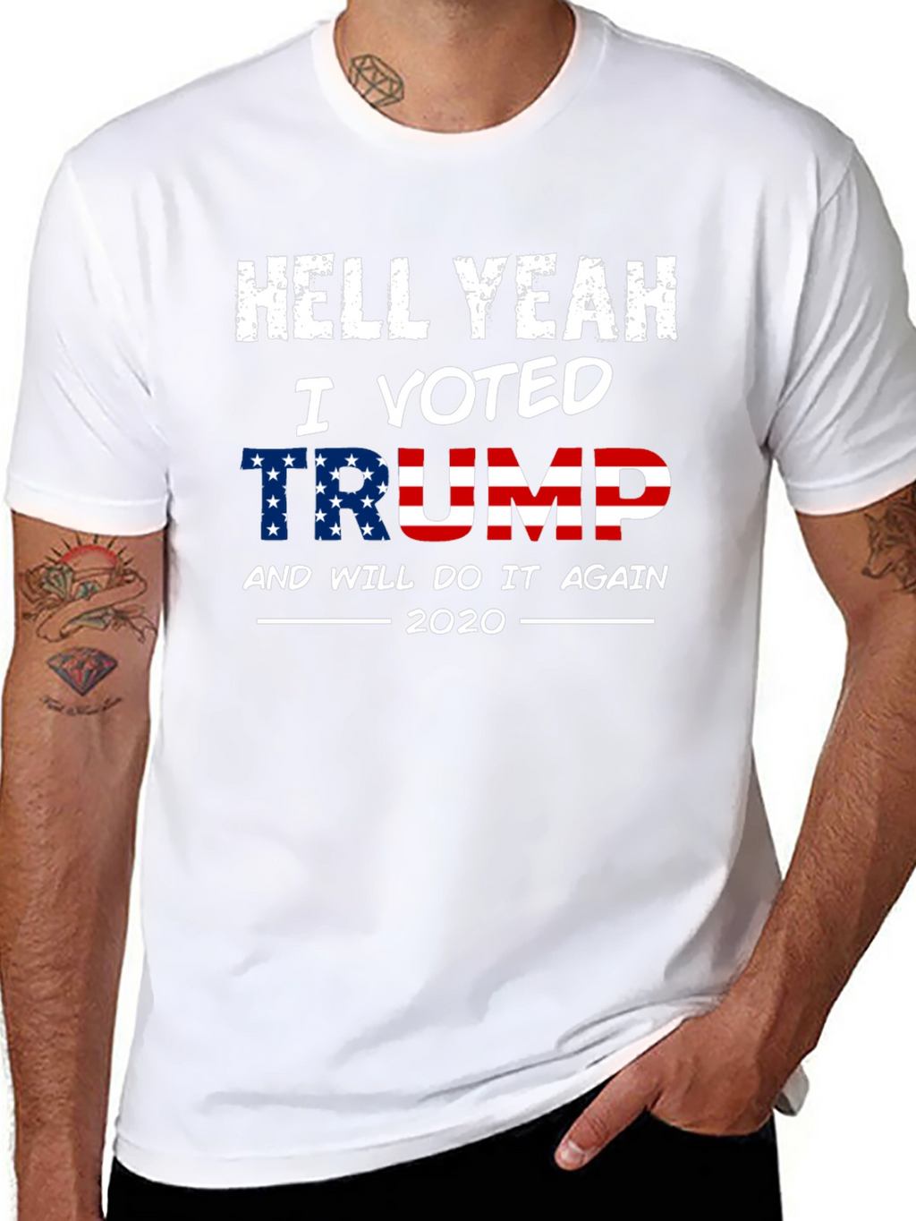 Hell Yeah I Voted Trump 2020 T-Shirt