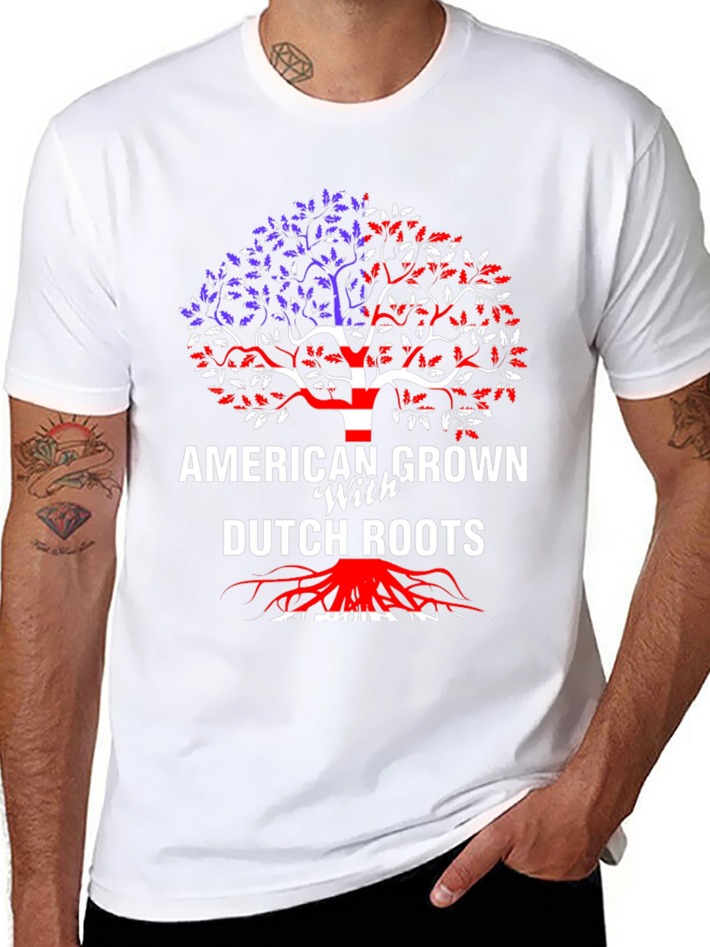American Grown with Dutch Roots T-Shirt