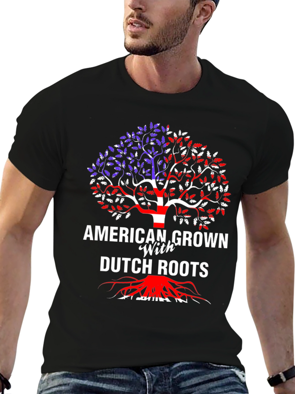 American Grown with Dutch Roots T-Shirt