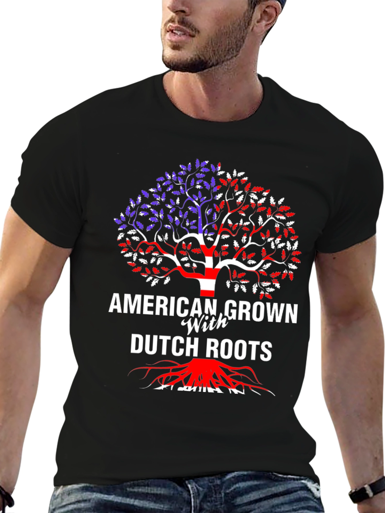 American Grown with Dutch Roots T-Shirt
