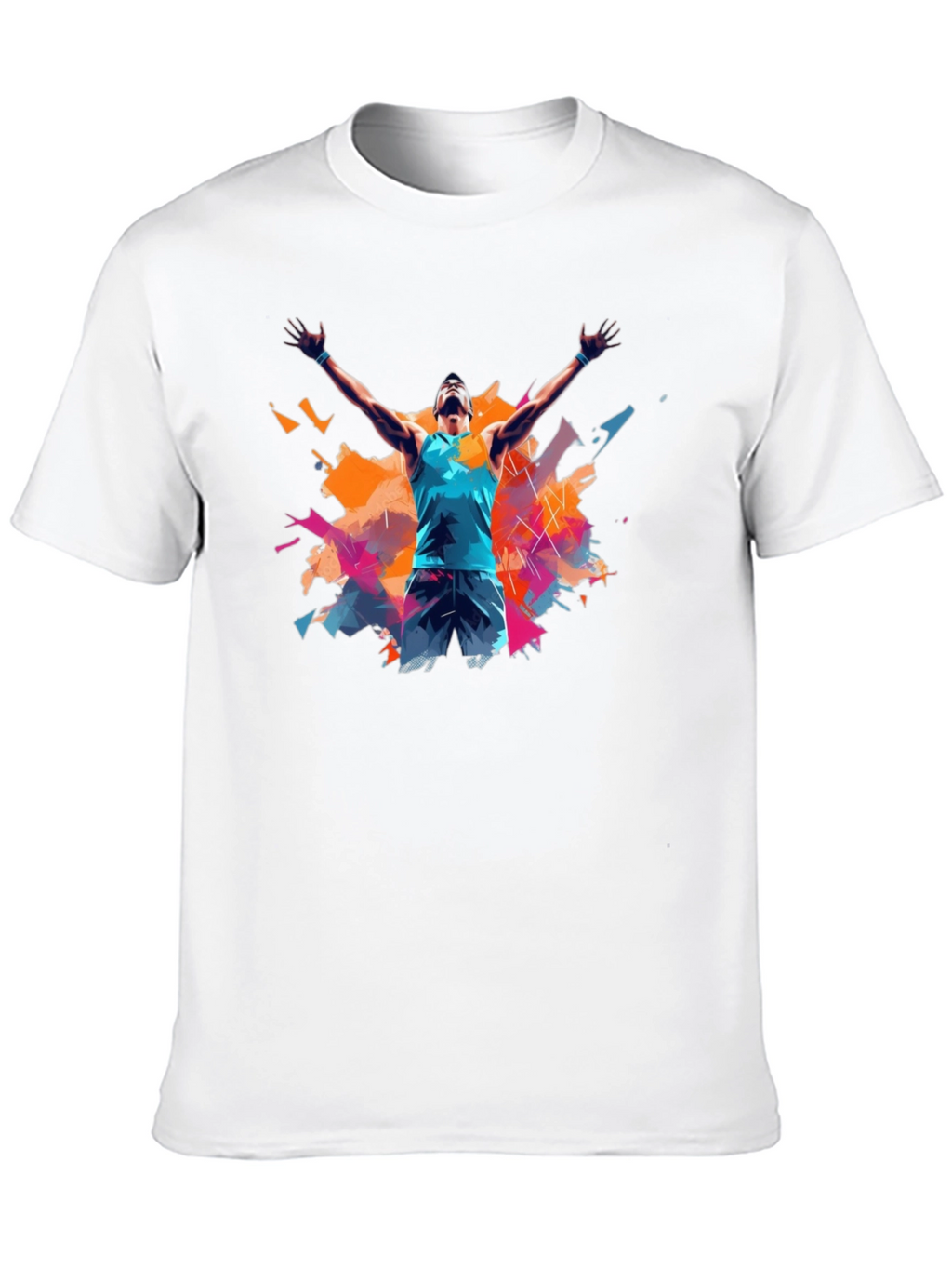 Black Graphic Tee - Athlete Celebration