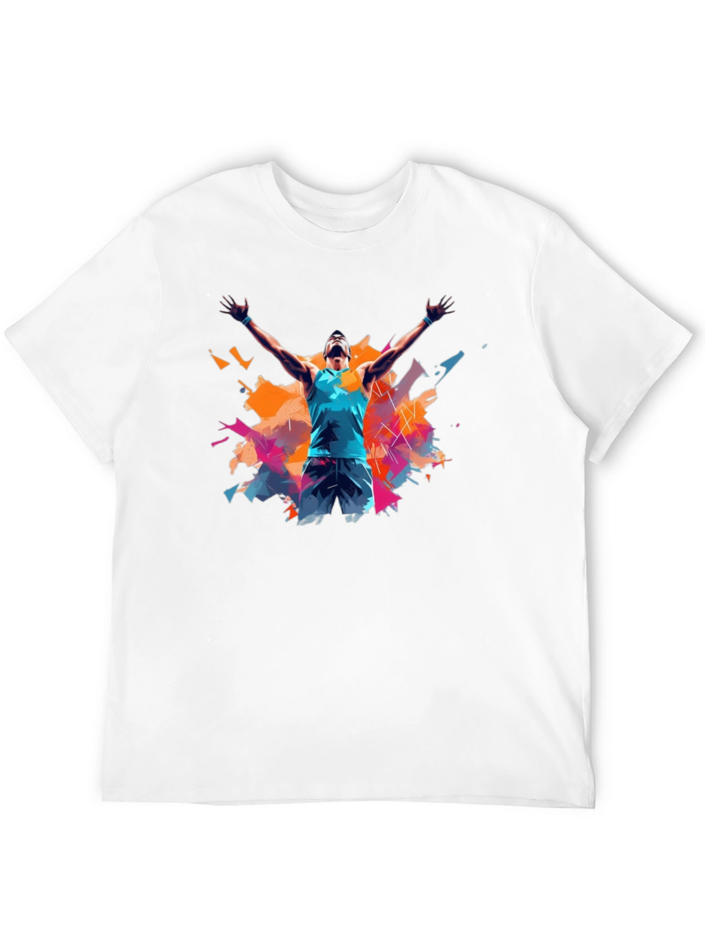 Black Graphic Tee - Athlete Celebration