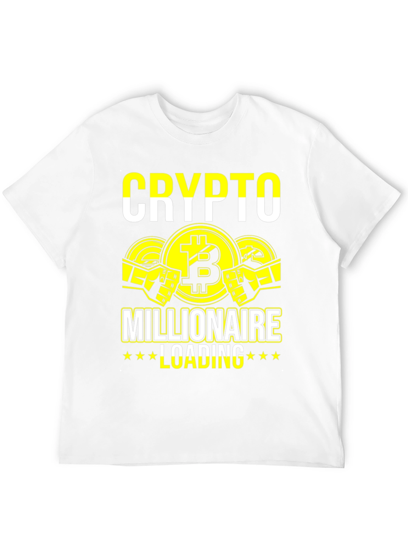 Crypto Millionaire Loading Graphic T-Shirt