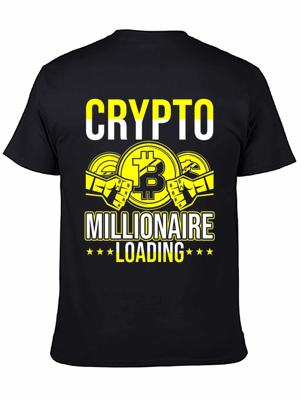 Crypto Millionaire Loading Graphic T-Shirt