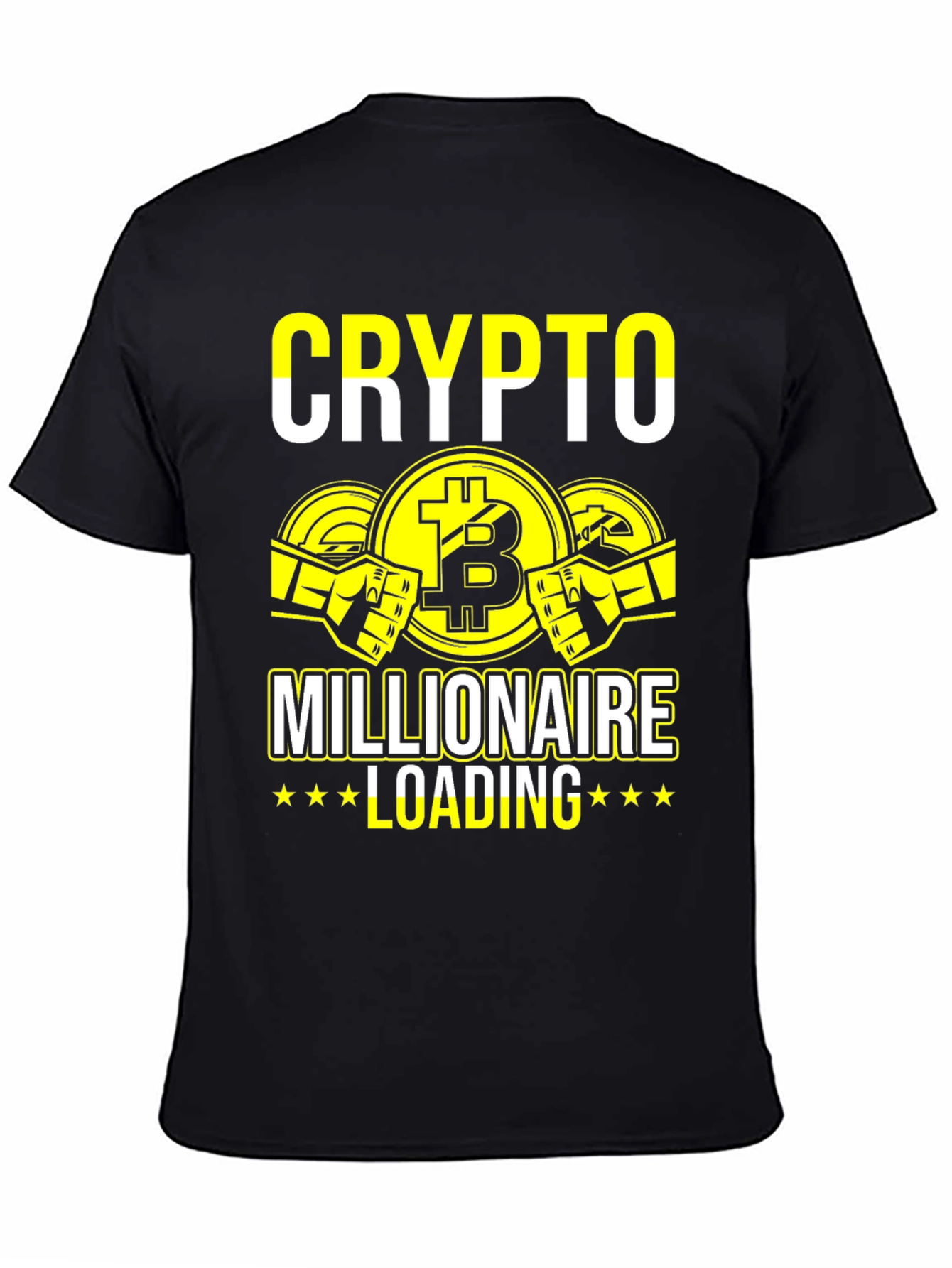 Crypto Millionaire Loading Graphic T-Shirt
