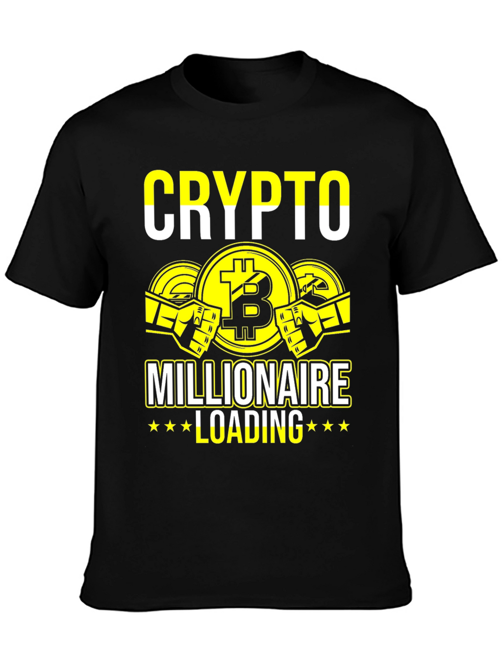 Crypto Millionaire Loading Graphic T-Shirt