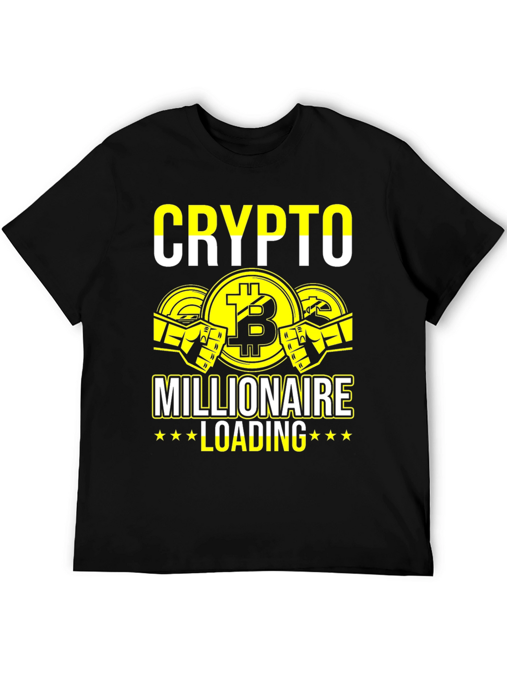 Crypto Millionaire Loading Graphic T-Shirt