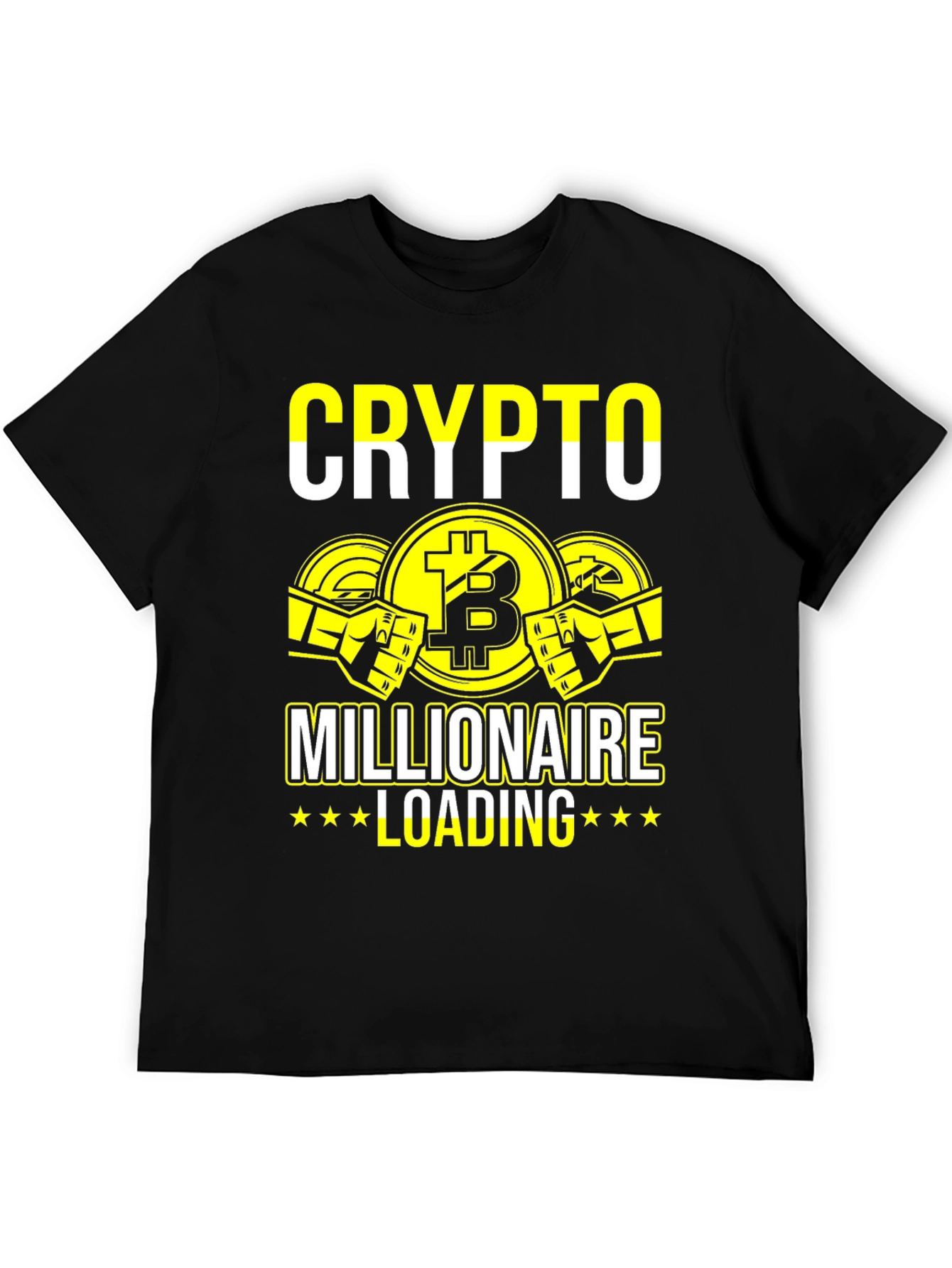 Crypto Millionaire Loading Graphic T-Shirt