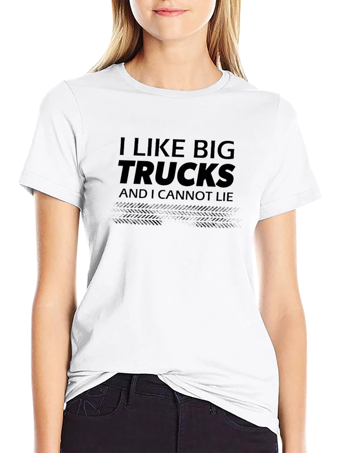 I Like Big Trucks Graphic Tee - Black