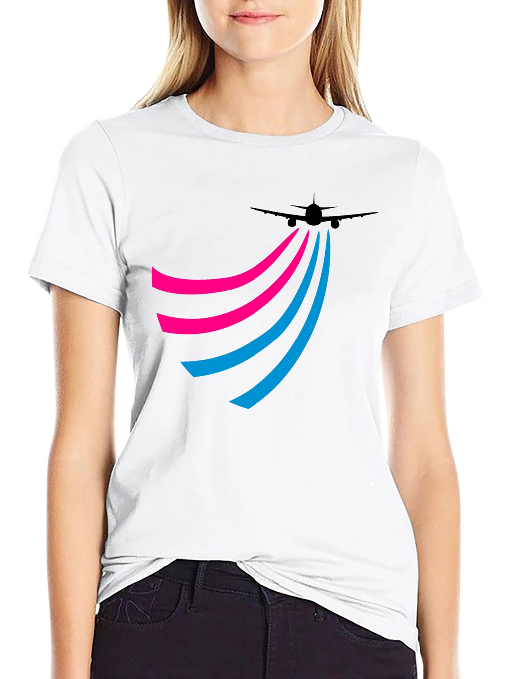 Airplane Trail Tee - Jet Setter Style!