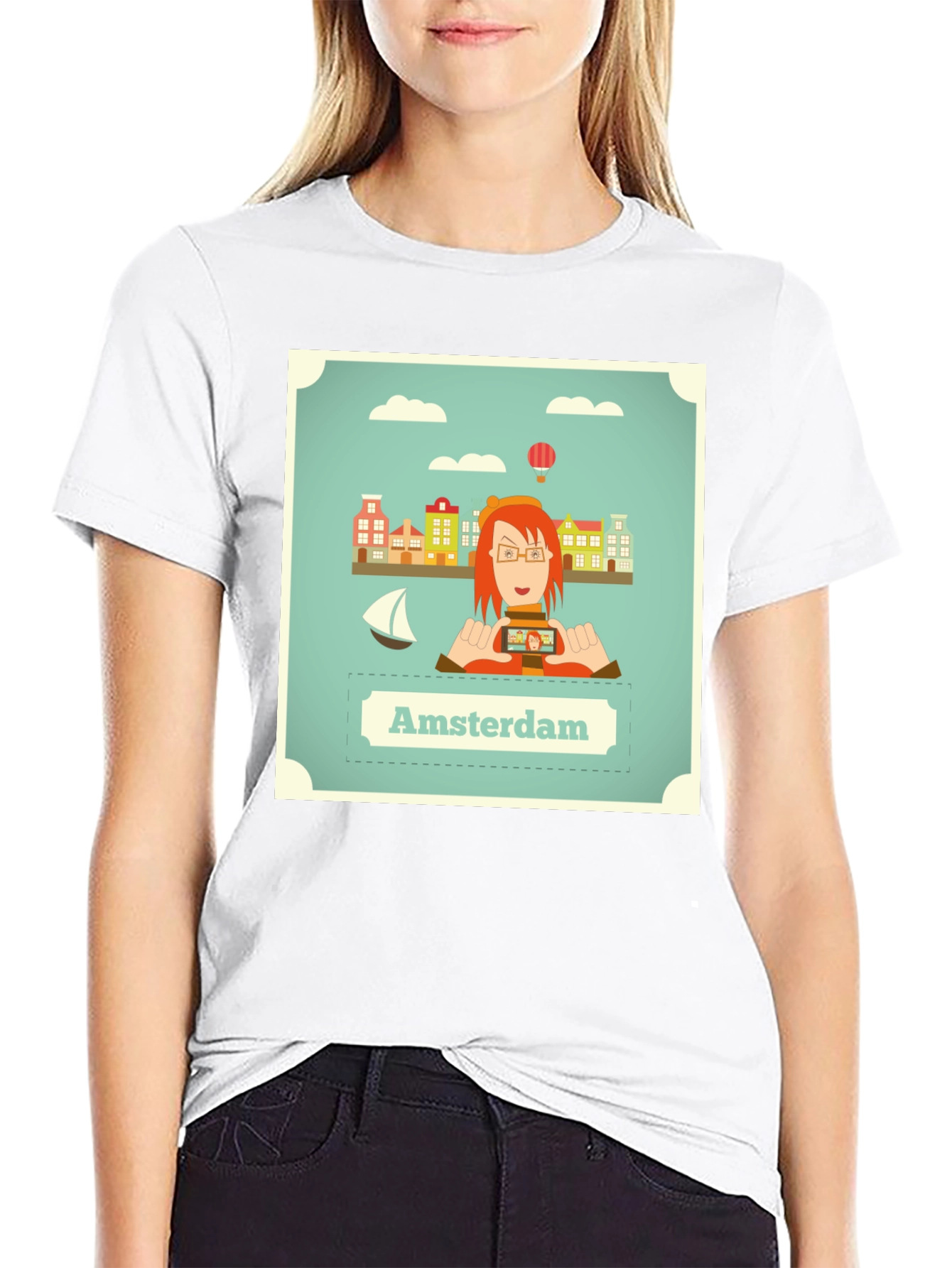 Amsterdam Tourist T-Shirt - Unique City Graphic Tee